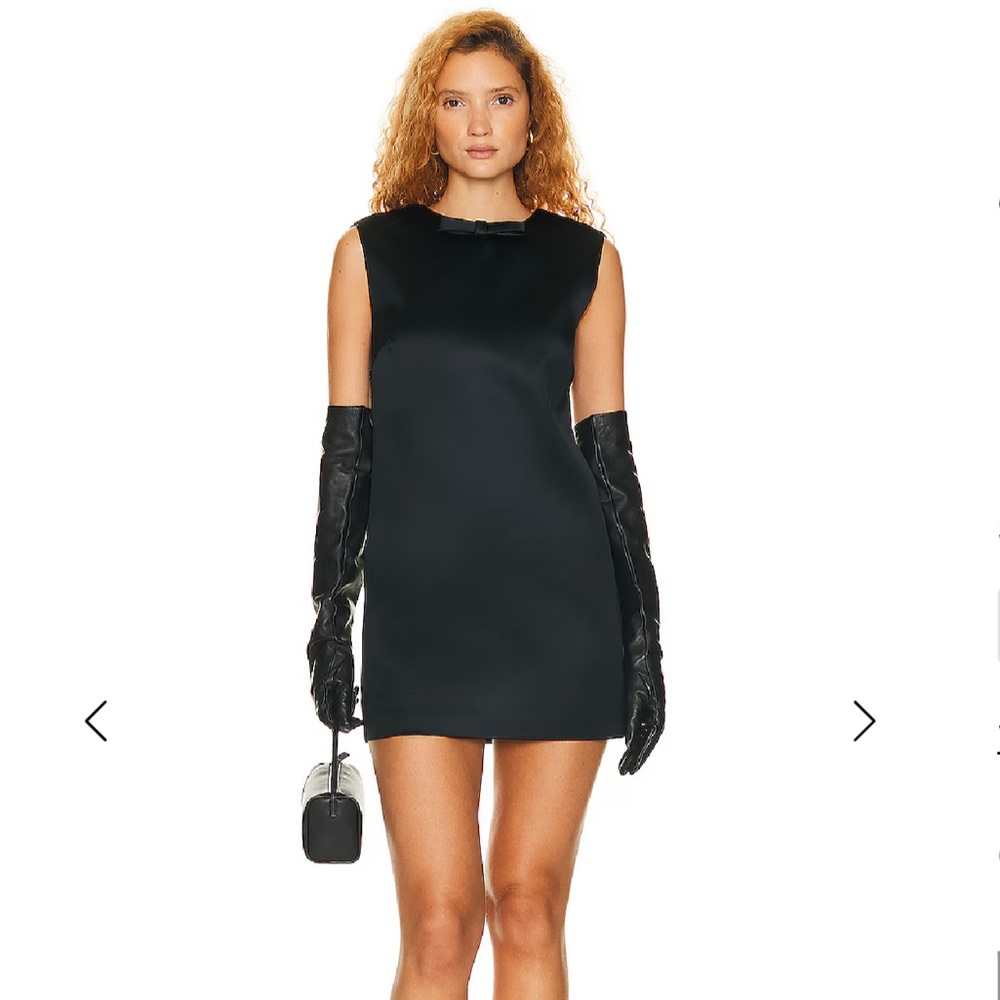 Helsa Heavy Satin Mini Dres, Size: XXS